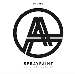 DOUBLE A SPRAYPAINT EUROPEAN QUALITY logo
