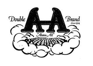 DOUBLE AA BRAND "ABOVE ALL" SINCE 1914 logo