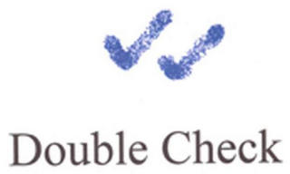 DOUBLE CHECK logo