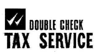 DOUBLE CHECK TAX SERVICE logo