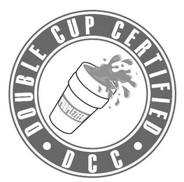 DOUBLE CUP CERTIFIED · D C C · PURPLEZEEN logo