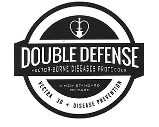 DOUBLE DEFENSE VECTOR BORNE DISEASES PROTOCOLS A NEW STANDARD OF CARE VECTRA 3D + DISEASE PREVENTION logo