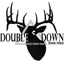 DOUBLE DOWN GOLDEN TRIANGLE BLEND DEER FEED logo
