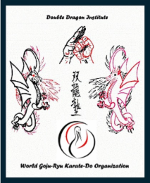 DOUBLE DRAGON INSTITUTE WORLD GOJU-RYU KARATE-DO ORGANIZATION logo