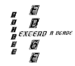 DOUBLE EDGE EXTEND A BLADE logo