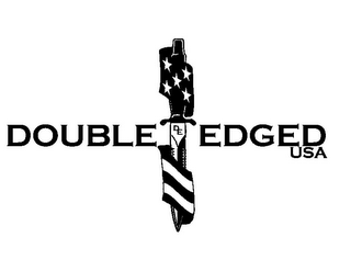 DOUBLE EDGED USA DE logo