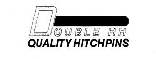 DOUBLE HH QUALITY HITCHPINS logo