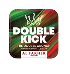 DOUBLE KICK THE DOUBLE CRUNCH AUTHENTIC SHISHA TOBACCO AL FAKHER ORIGINAL logo