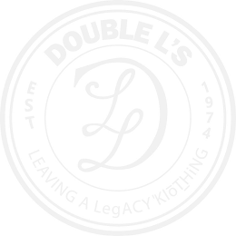 DOUBLE L'S LEAVING A LEGACY KLOTHING DLL EST 1974 logo