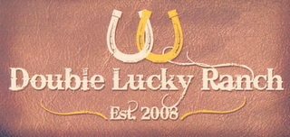 DOUBLE LUCKY RANCH EST. 2008 logo