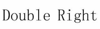 DOUBLE RIGHT logo