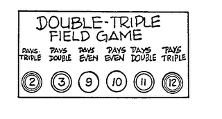 DOUBLE-TRIPLE FIELD GAME logo