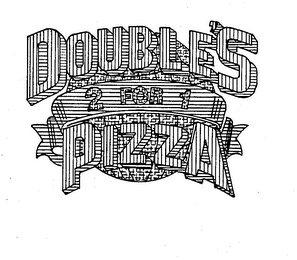 DOUBLE'S 2 FOR 1 PIZZA logo