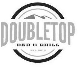 DOUBLETOP BAR & GRILL EST. 2018 logo