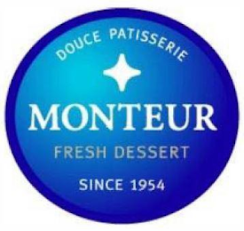DOUCE PATISSERIE MONTEUR FRESH DESSERT SINCE 1954 logo