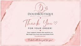 DOUDBOUTIQUE BEAUTY · HAIR · ACCESSORIES logo