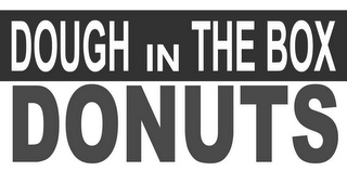 DOUGH IN THE BOX DONUTS logo