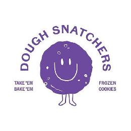DOUGH SNATCHERS TAKE 'EM BAKE 'EM FROZEN COOKIES logo