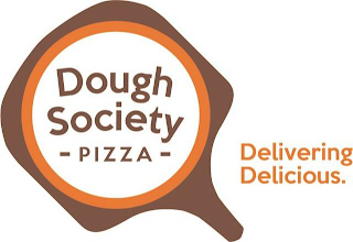 DOUGH SOCIETY - PIZZA - DELIVERING DELICIOUS. logo