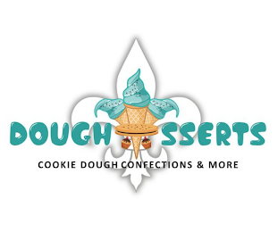DOUGHSSERTS COOKIE DOUGH CONFECTIONS & MORE logo