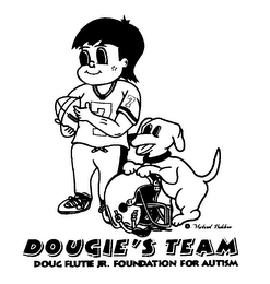 DOUGIE'S TEAM DOUG FLUTIE JR. FOUNDATION FOR AUTISM 7 MICHAEL BALDNER logo