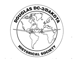 DOUGLAS DC-3/DAKOTA HISTORICAL SOCIETY logo