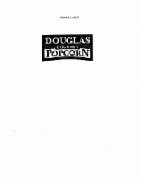 DOUGLAS GOURMET POPCORN logo
