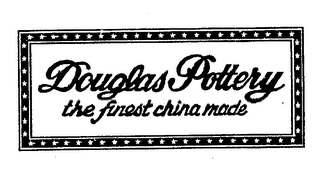 DOUGLAS POTTERY THE FINEST CHINA MADE logo