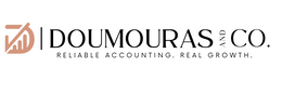 DOUMOURAS AND COMPANY. RELIABLE ACCOUNTING. REAL GROWTH. logo