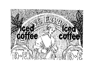 DOUWE EGBERTS ICED COFFEE logo