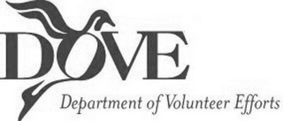 DOVE DEPARTMENT OF VOLUNTEER EFFORTS logo