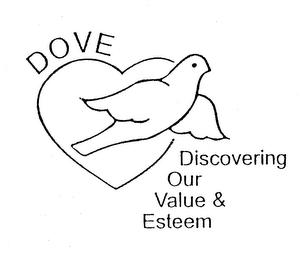 DOVE DISCOVERING OUR VALUE & ESTEEM logo