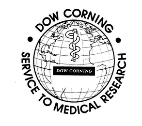 DOW CORNING DOW CORNING SERVICE TO MEDICAL RESEARCH logo