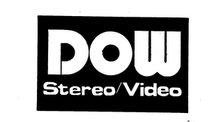 DOW STEREO/VIDEO logo