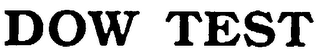 DOW TEST logo