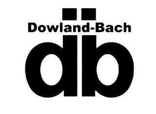 DOWLAND-BACH DB logo