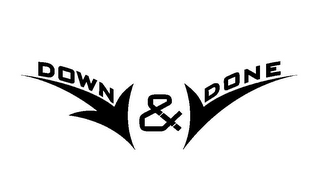 DOWN & DONE logo
