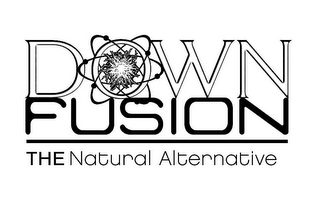 DOWN FUSION THE NATURAL ALTERNATIVE logo