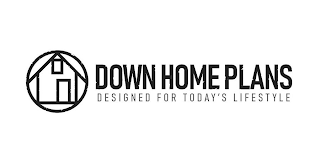DOWN HOME PLANS DESIGNED FOR TODAY'S LIFESTYLE logo