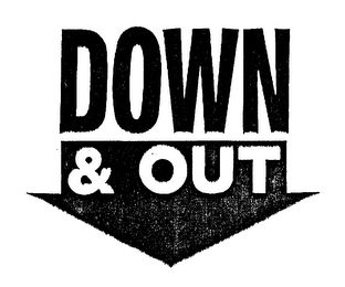 DOWN & OUT logo