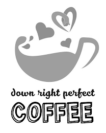 DOWN RIGHT PERFECT COFFEE logo