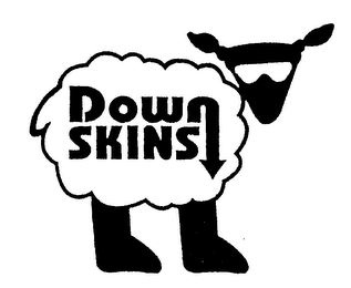 DOWN SKINS logo