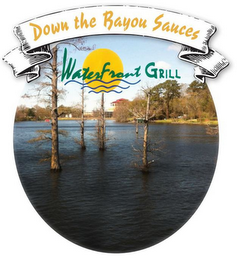 DOWN THE BAYOU SAUCES WATERFRONT GRILL logo