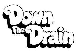DOWN THE DRAIN logo