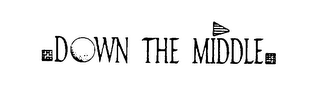 DOWN THE MIDDLE logo