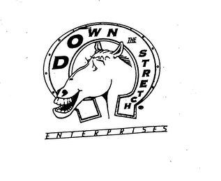 DOWN THE STRETCH ENTERPRISES logo