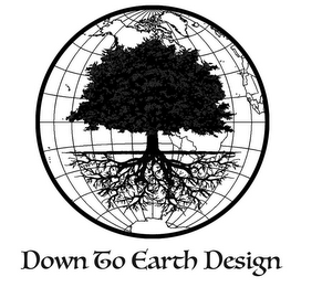 DOWN TO EARTH DESIGN logo