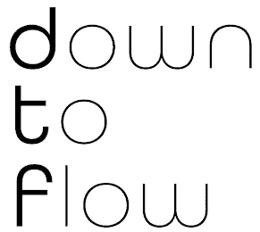 DOWN TO FLOW logo