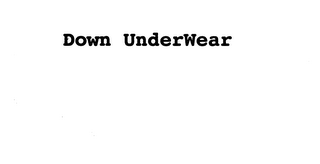 DOWN UNDERWEAR logo