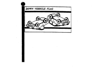 DOWN VEHICLE FLAG logo